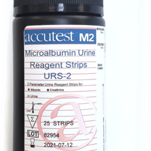 Accutest® Microalbumin & Creatinine 2-1 Urine Reagent Strips