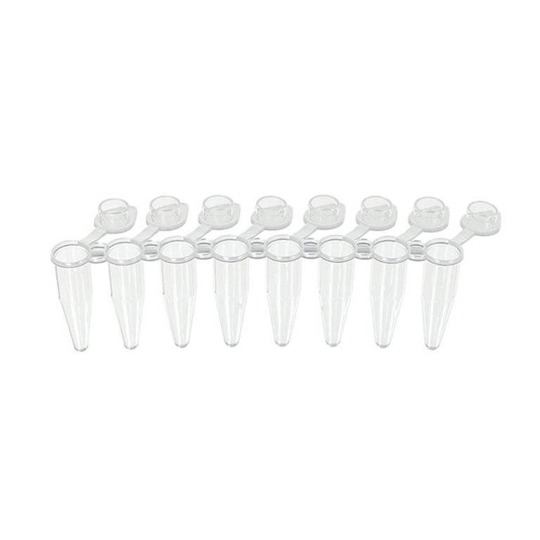 PCR Attached 8-Strip Tube and Domed Cap