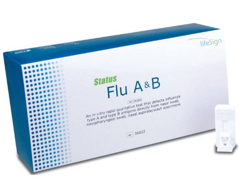 Life sign Status Flu Test Rapid Flu Test A +B Test Influenza A+ B Rapid Test Flu